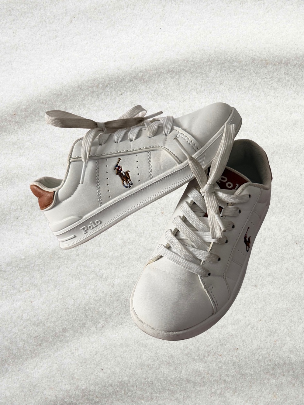 Polo Ralph Lauren Boys' Heritage Court III Sneakers (Youth) Size 1